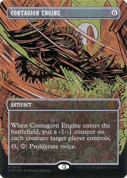 Contagion Engine, Magic card OTP 78 — Breaking News set