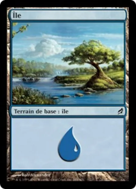 Île, carte Magic LRW 289 — extension Lorwyn