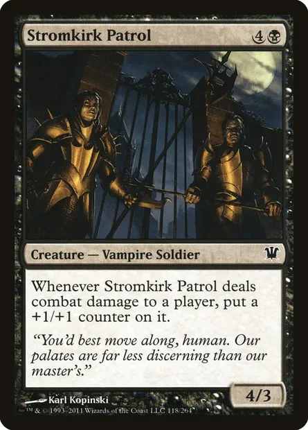 Stromkirk Patrol, Magic card ISD 118 — Innistrad set