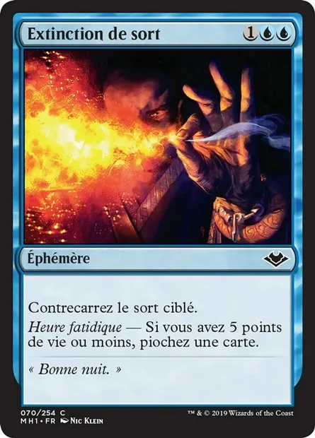 Extinction de sort, carte Magic MH1 70 — extension Horizons du Modern
