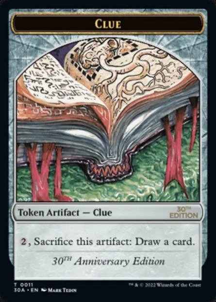 Clue, Magic card T30A 11 — 30th Anniversary Tokens set