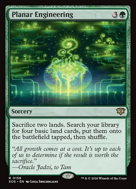 Planar Engineering, Magic card SOS 158 — Secrets of Strixhaven set