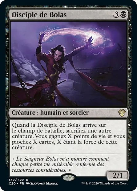Disciple de Bolas, carte Magic C20 132 — extension Commander 2020