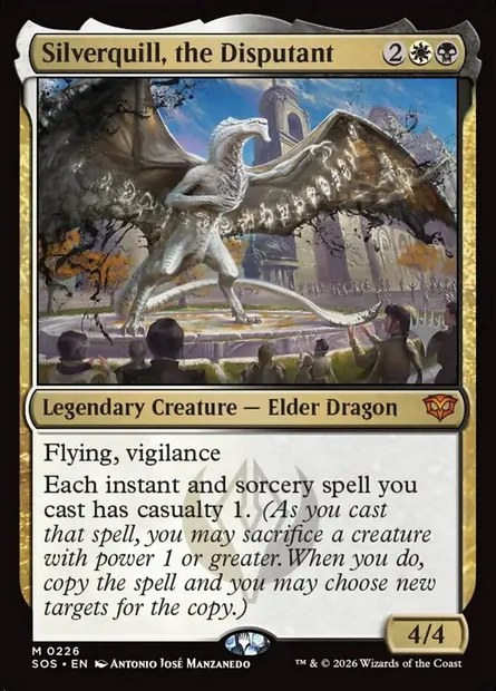 Silverquill, the Disputant, Magic card PSOS 226p — Secrets of Strixhaven Promos set