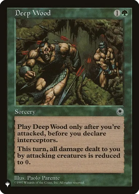 Deep Wood, Magic card PLST POR-162 — The List set