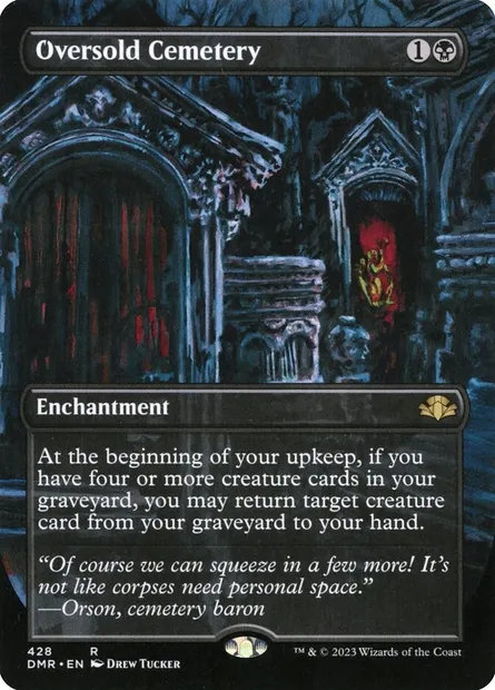 Oversold Cemetery, Magic card DMR 428 — Dominaria Remastered set
