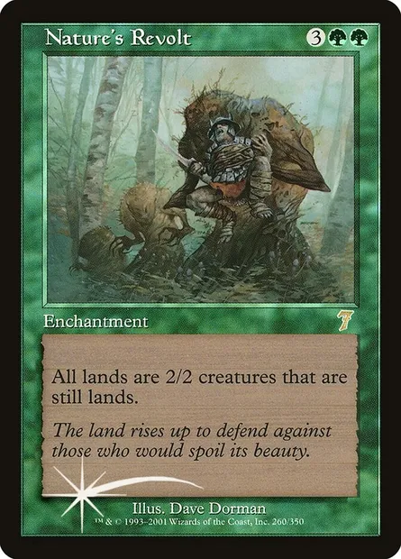 Nature's Revolt, Magic card 7ED 260★ — Seventh Edition set