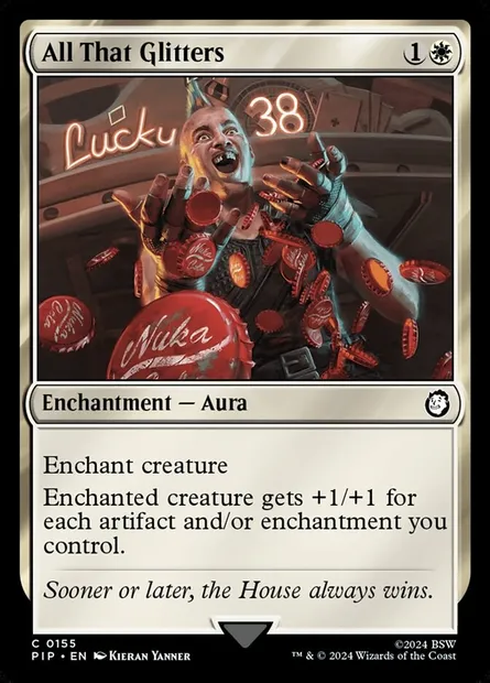 All That Glitters, Magic card PIP 155 — Fallout set