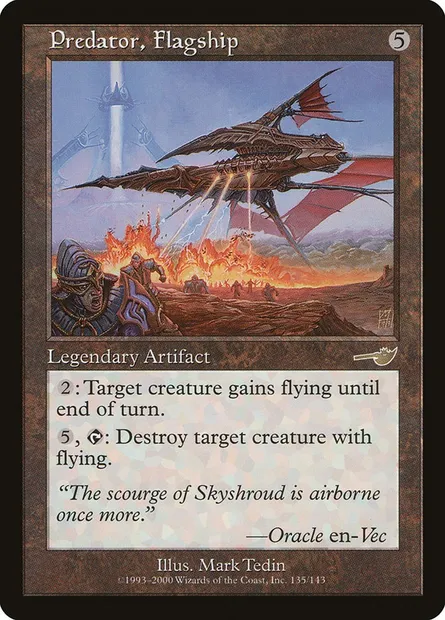 Predator, Flagship, Magic card NEM 135 — Nemesis set