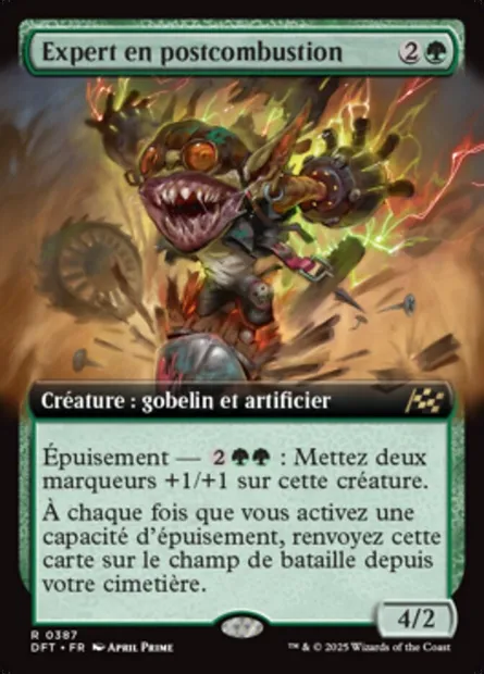 Expert en postcombustion, carte Magic DFT 387 — extension Aetherdrift