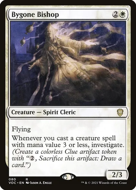 Bygone Bishop, Magic card VOC 80 — Crimson Vow Commander set