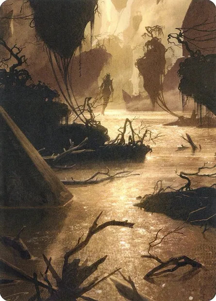 Murkwater Pathway // Murkwater Pathway, carte Magic AZNR 26 — extension Zendikar Rising Art Series