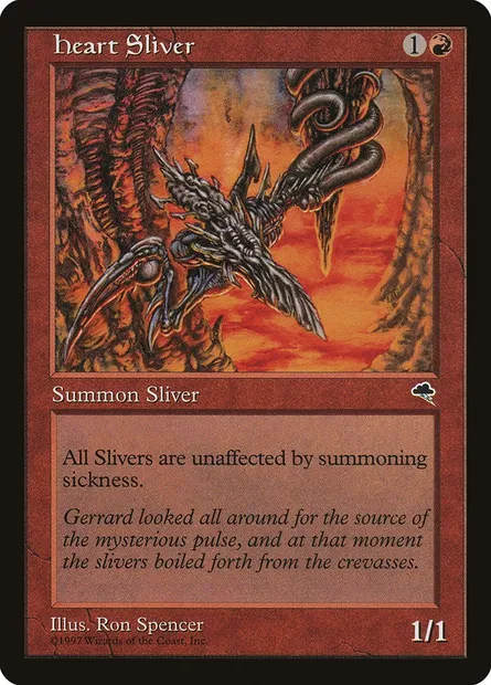 Heart Sliver, Magic card TMP 182 — Tempest set