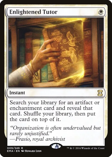 Enlightened Tutor, Magic card EMA 9 — Eternal Masters set
