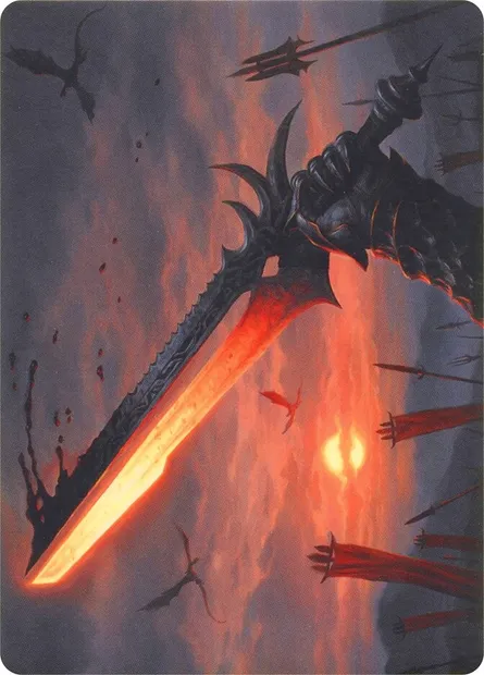 Sword of Sinew and Steel // Sword of Sinew and Steel, carte Magic AMH1 47 — extension Modern Horizons Art Series