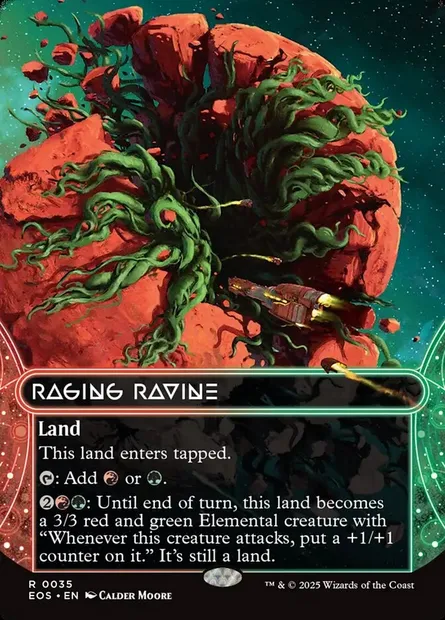 Ravin enragé, carte Magic EOS 35 — extension Edge of Eternities: Stellar Sights