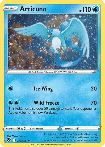 Artikodin, carte Pokémon TDX 036-3 — extension Theme Deck & Blisters Exclusives