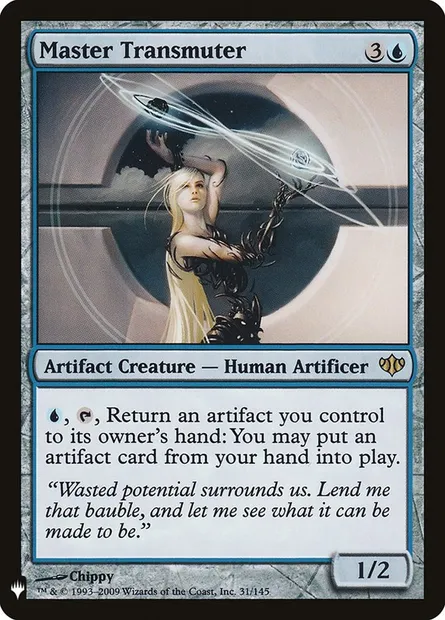 Master Transmuter, Magic card PLST CON-31 — The List set