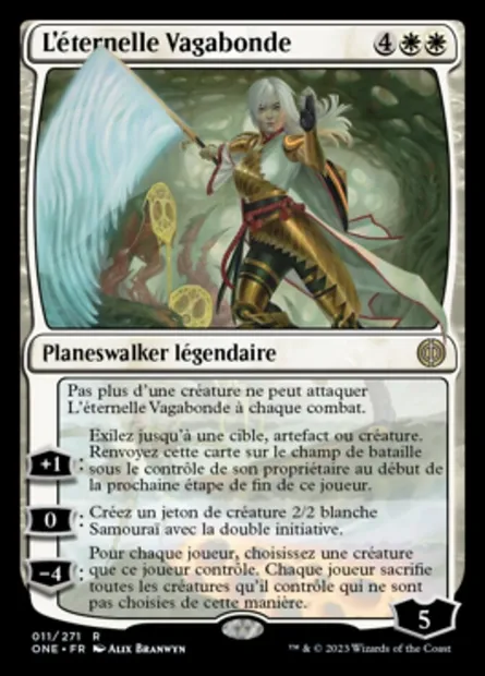 L'éternelle Vagabonde, carte Magic ONE 11 — extension Tous Phyrexians