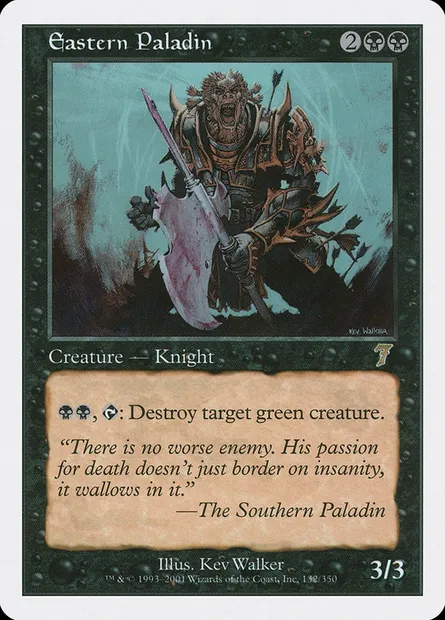 Eastern Paladin, Magic card 7ED 132 — Seventh Edition set