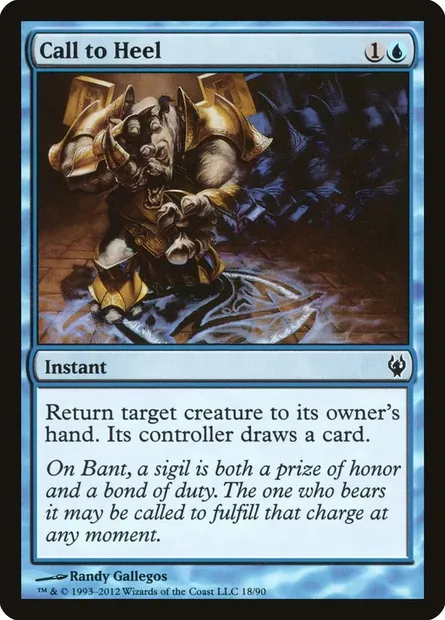 Appel au devoir, carte Magic DDJ 18 — extension Duel Decks: Izzet vs. Golgari