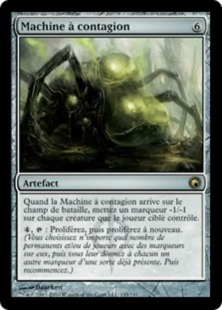 Machine à contagion, carte Magic SOM 145 — extension Cicatrices de Mirrodin