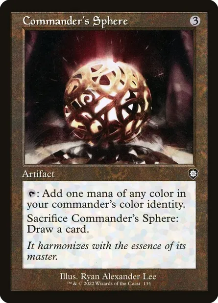 Commander's Sphere, Magic card BRC 135 — The Brothers' War Commander set