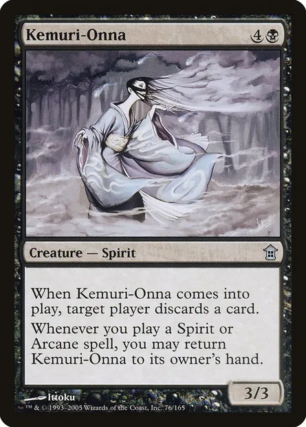 Kemuri-onna, carte Magic SOK 76 — extension Libérateurs de Kamigawa