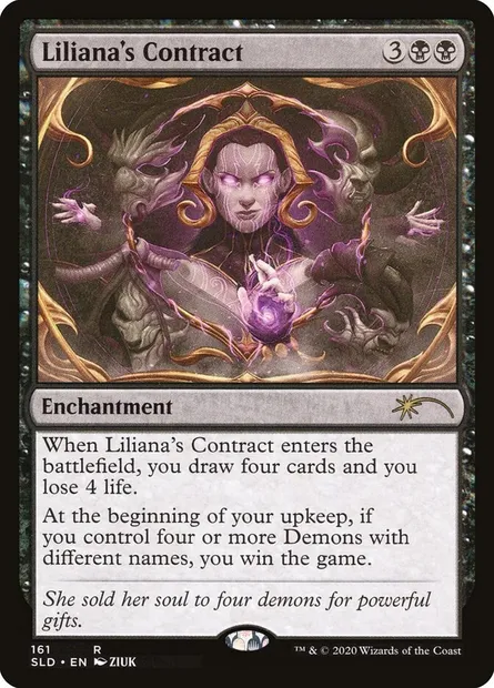 Liliana's Contract, Magic card SLD 161 — Secret Lair Drop set