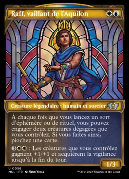 Raff, vaillant de l'Aquilon, carte Magic MUL 56 — extension Multiverse Legends