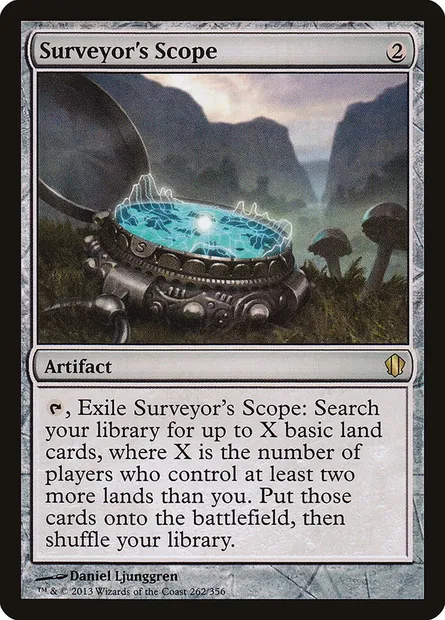 Surveyor's Scope, Magic card C13 262 — Commander 2013 set