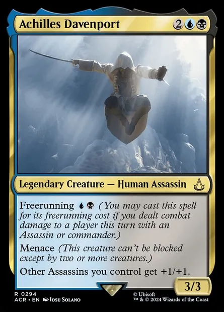 Achilles Davenport, Magic card ACR 294 — Assassin's Creed set
