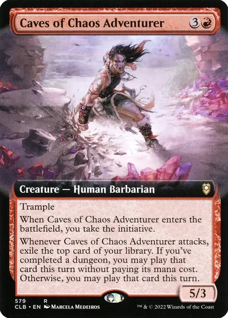 Caves of Chaos Adventurer, Magic card CLB 579 — Commander Legends: Battle for Baldur's Gate set