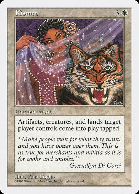 Destinée, carte Magic 5ED 43 — extension Cinquième Edition