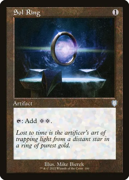 Sol Ring, Magic card BRC 160 — The Brothers' War Commander set