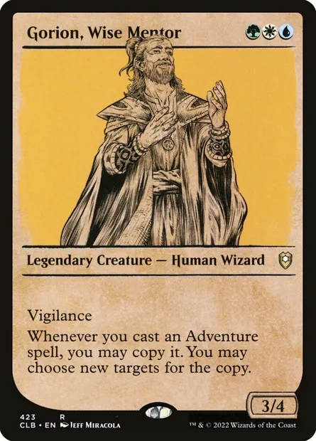 Gorion, Wise Mentor, Magic card CLB 423 — Commander Legends: Battle for Baldur's Gate set