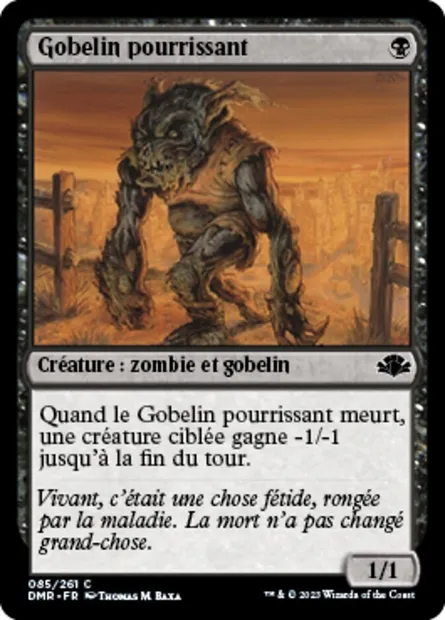 Gobelin pourrissant, carte Magic DMR 85 — extension Dominaria Remastered