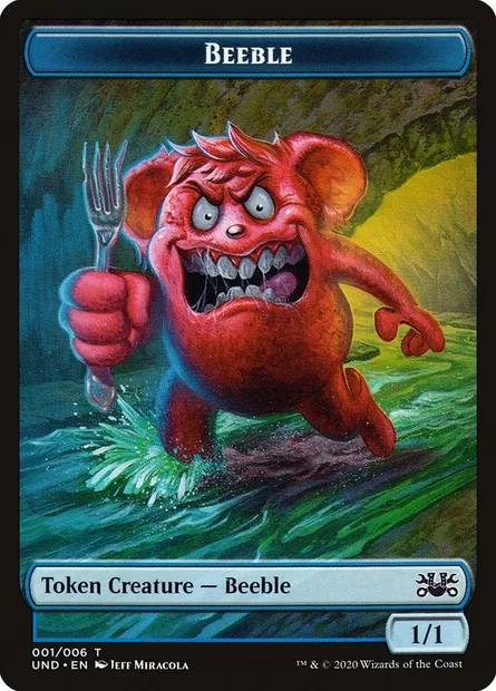Beeble, carte Magic TUND 1 — extension Unsanctioned Tokens