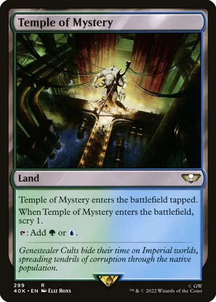 Temple du mystère, carte Magic 40K 299 — extension Warhammer 40,000 Commander