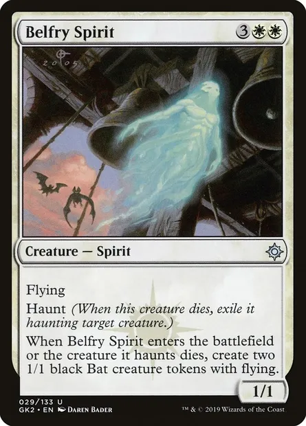 Belfry Spirit, Magic card GK2 29 — RNA Guild Kit set