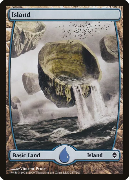 Île, carte Magic ZEN 237 — extension Zendikar