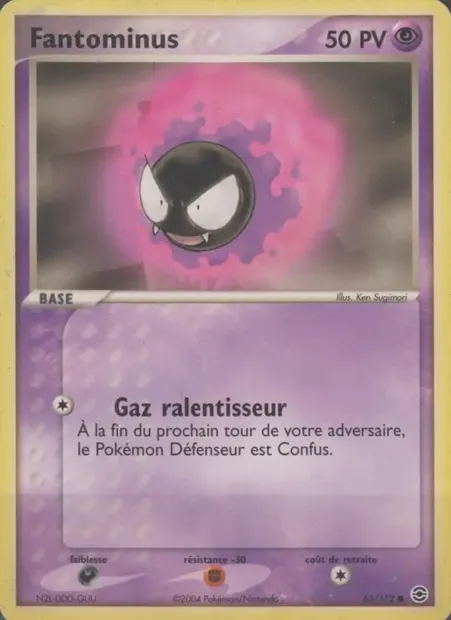 Fantominus, carte Pokémon RG 63 — extension EX Rouge Feu & Vert Feuille