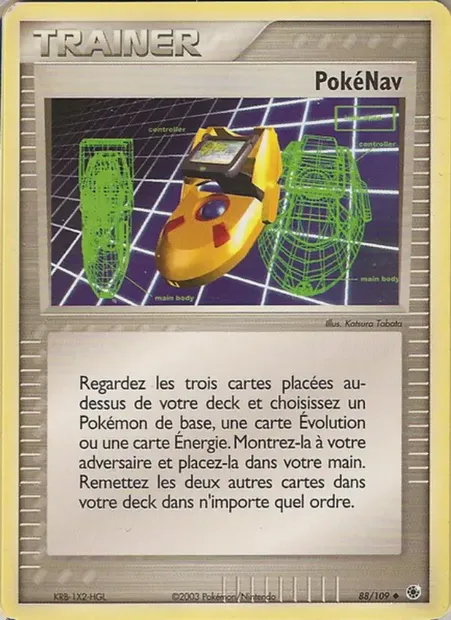 PokéNav, carte Pokémon RS 88 — extension EX Rubis & Saphir