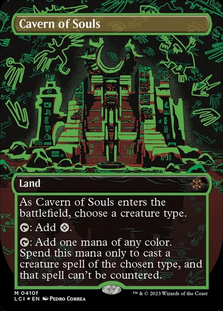 Cavern of Souls, Magic card LCI 410f — The Lost Caverns of Ixalan set