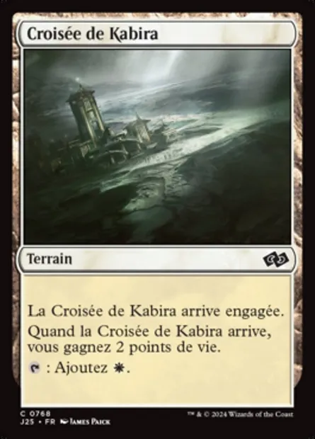 Croisée de Kabira, carte Magic J25 768 — extension Foundations Jumpstart