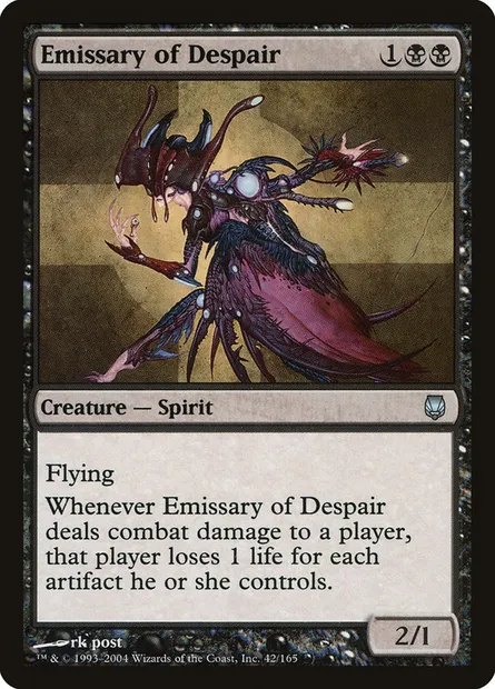 Émissaire du désespoir, carte Magic DST 42 — extension Sombracier