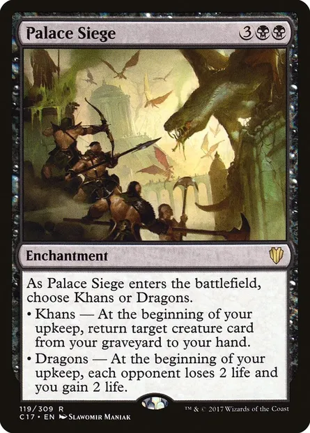 Palace Siege, Magic card C17 119 — Commander 2017 set