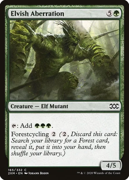 Elvish Aberration, Magic card 2XM 165 — Double Masters set