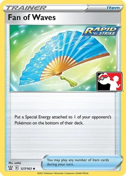 Éventail Houleux, carte Pokémon PPS 127 — extension Play! Pokémon Prize Pack Series