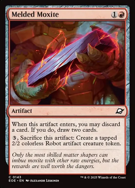 Melded Moxite, Magic card EOE 143 — Edge of Eternities set